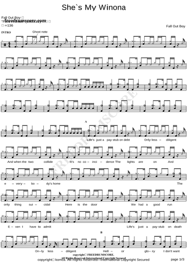 She's My Winona (arr. COPYDRUM)