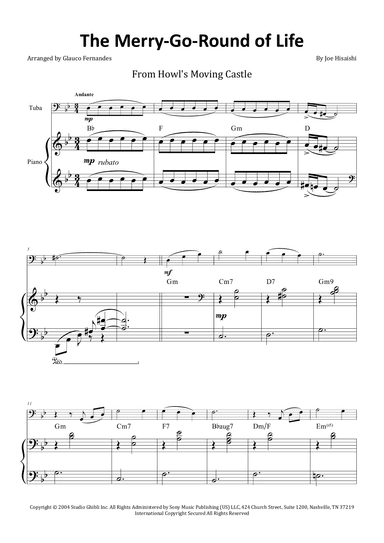 Merry-go-round Of Life (arr. Glauco Fernandes)