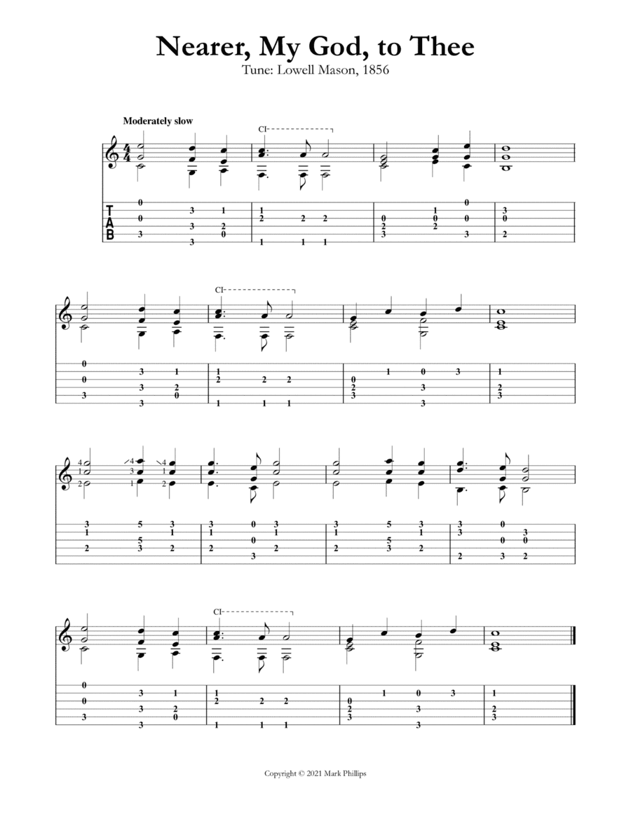 Nearer My God to Thee (arr. Mark Phillips)