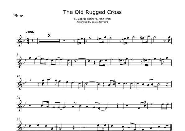 Old Rugged Cross (arr. Josiel Oliveira)