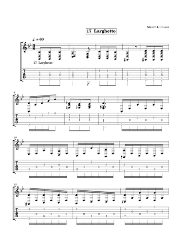 17 Larghetto (arr. Tracy Dean McCallum)