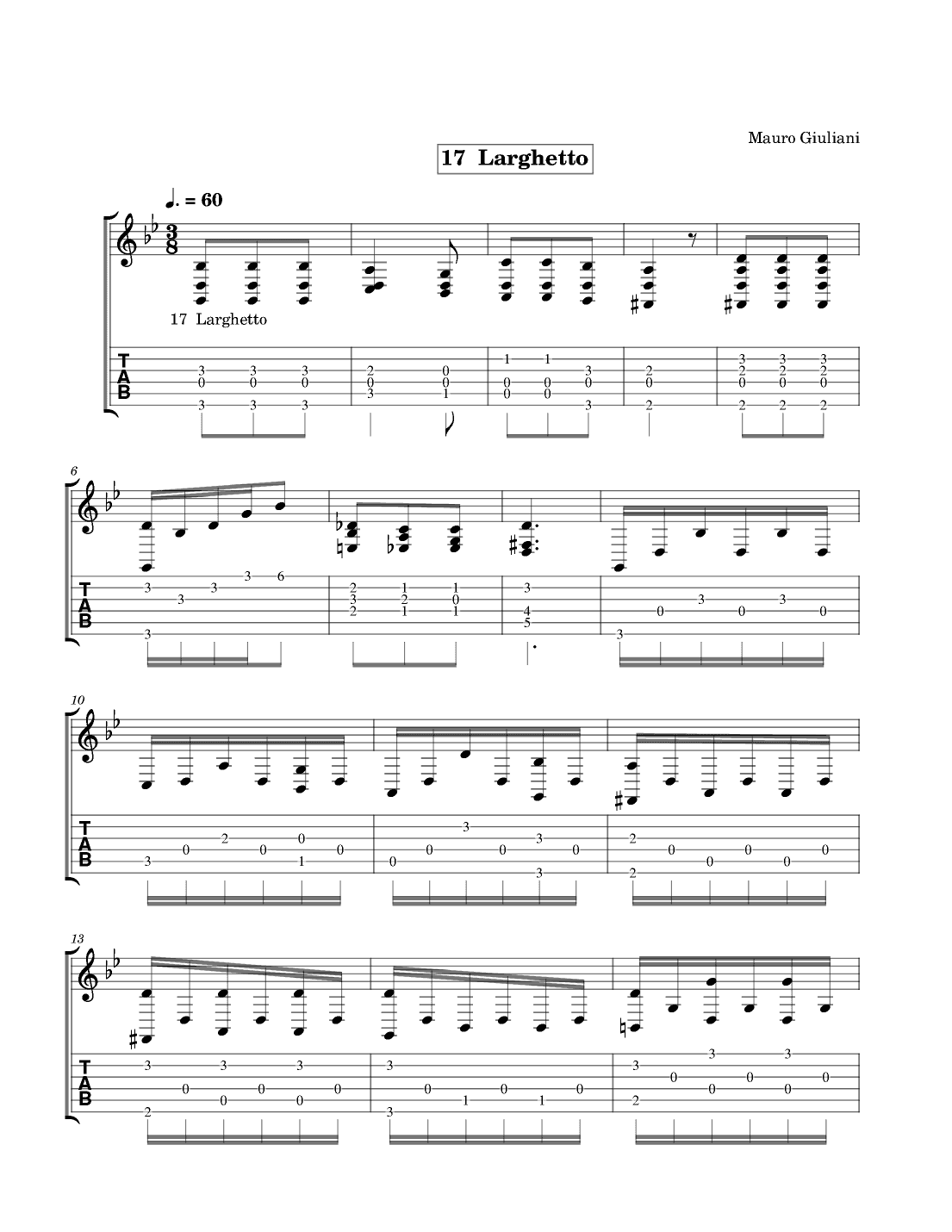 17 Larghetto (arr. Tracy Dean McCallum)