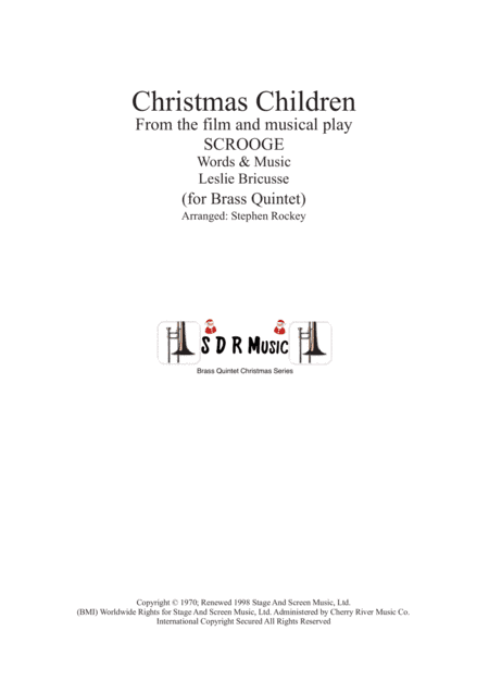 Christmas Children (arr. Arranged by Stephen Rockey)