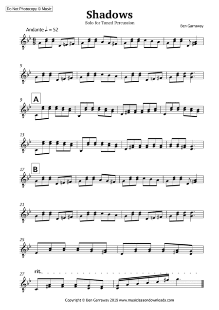 Shadows - Xylophone Solo