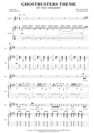 Ghostbusters (arr. Art.o Artaud)