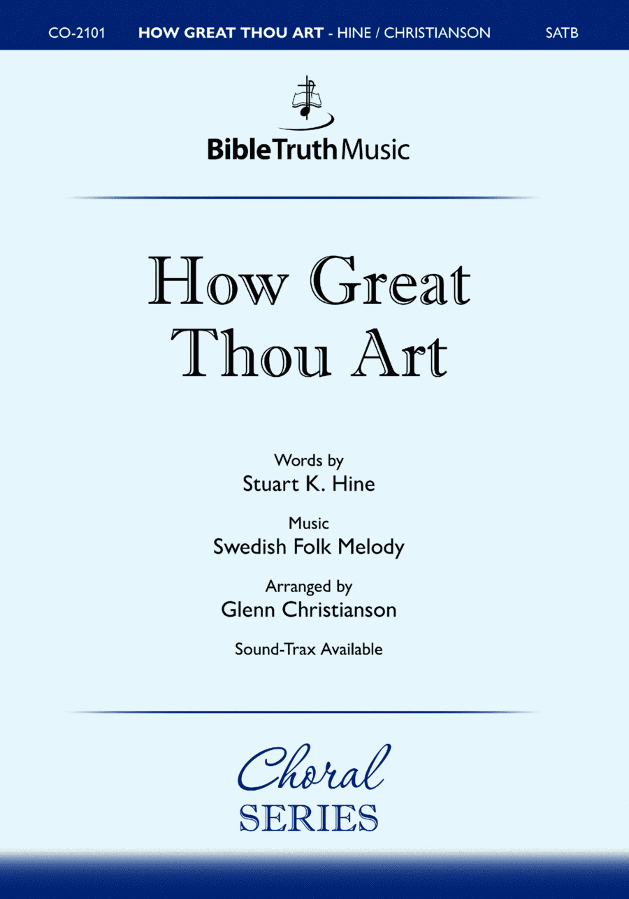How Great Thou Art Choir SATB