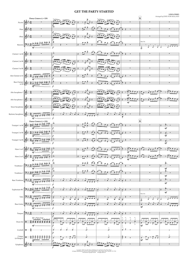 Get The Party Started (arr. John Ivor Holland)