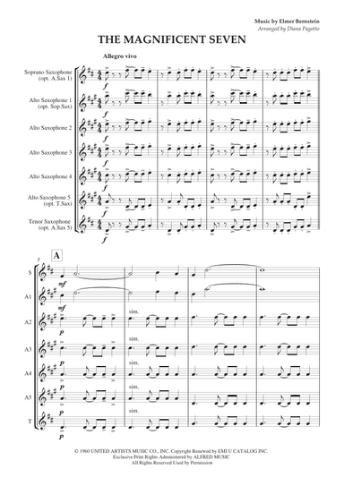 The Magnificent Seven (arr. Diana Pagotto)