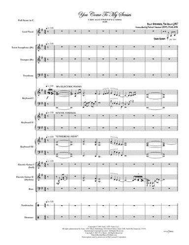 You Come To My Senses (arr. Patrick Sheehan)