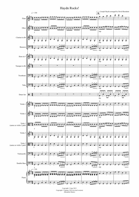 Haydn Rocks! for School Orchestra (arr. David Burndrett)