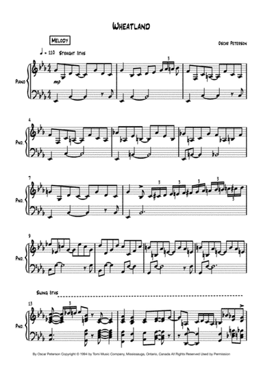 Wheatland (arr. Anthony Williams)