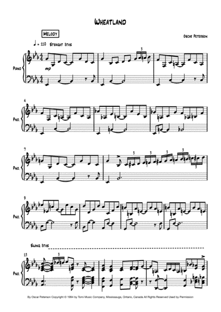 Wheatland (arr. Anthony Williams)