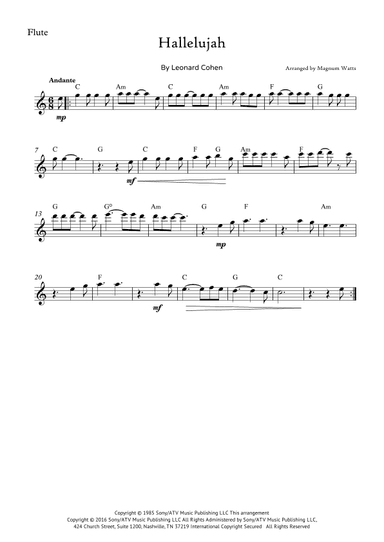 Hallelujah (arr. Magnum Watts)