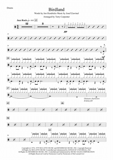 Birdland (arr. Terry Carpenter)
