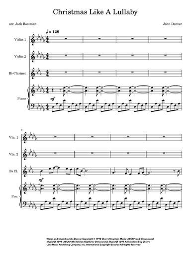 Christmas Like A Lullaby (arr. Jack Boatman)