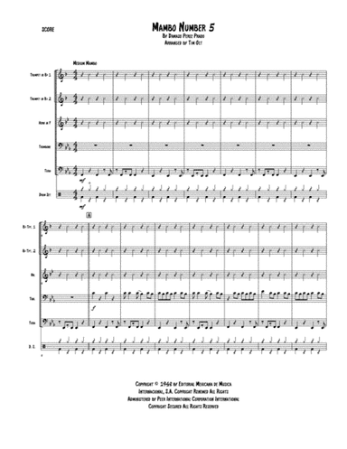 Mambo #5 (arr. Tim Olt)