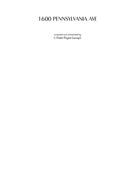 1600 Pennsylvania Ave