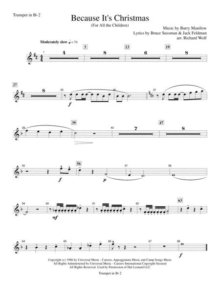 Because It's Christmas (For All the Children) (arr. Richard Wolf)