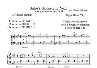 Gnossienne No.1 (arr. Sharon Sullivan)