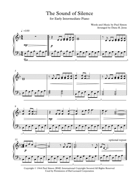 The Sound Of Silence (arr. Dana H. Joras)