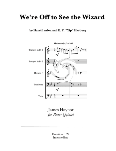 We're Off To See The Wizard (arr. James Haynor)