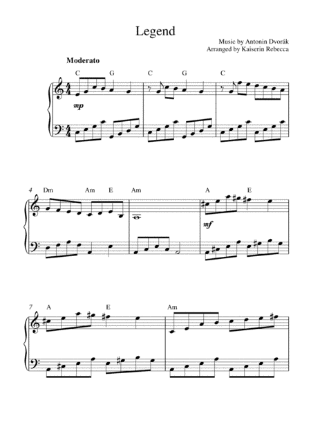 Legend (arr. Kaiserin Rebecca)