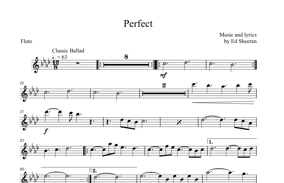 Perfect (arr. David Lartey)