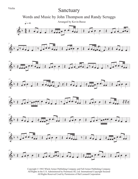 Sanctuary (arr. Kevin Busse)