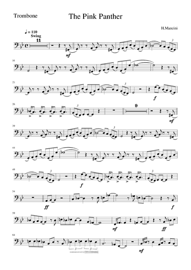 The Pink Panther (arr. Zachary Corbett)