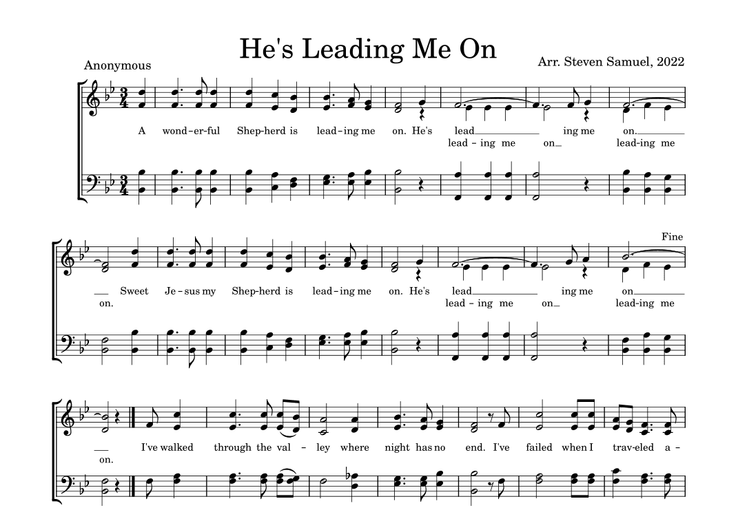 He's leading me on