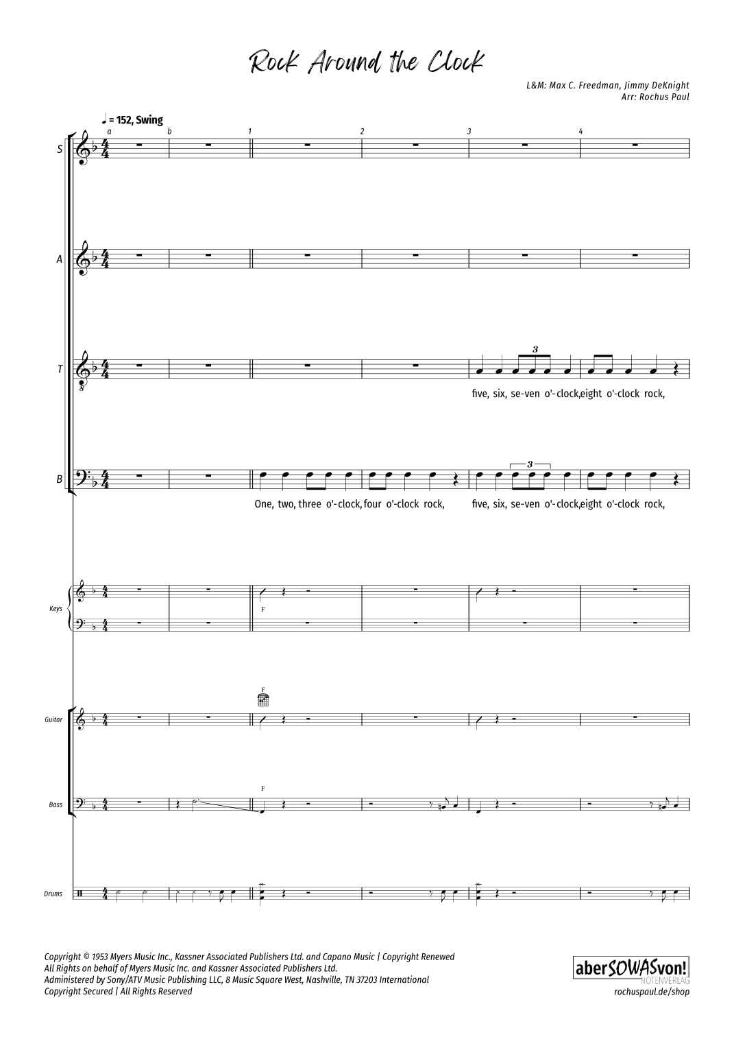 Rock Around The Clock (arr. Rochus Paul)