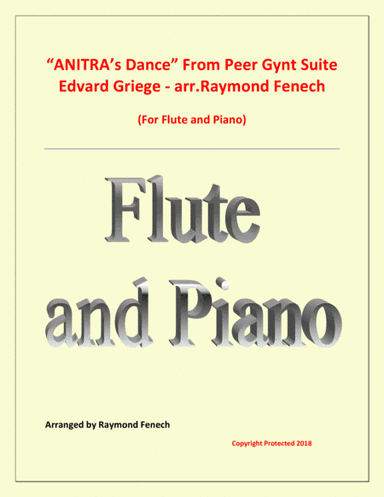 Anitra's Dance - From Peer Gynt (Flute and Piano) (arr. Raymond Fenech)