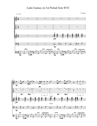 Latin Fantasy on J.S.Bach's 1st Prelude (arr. Kogan Ilya)