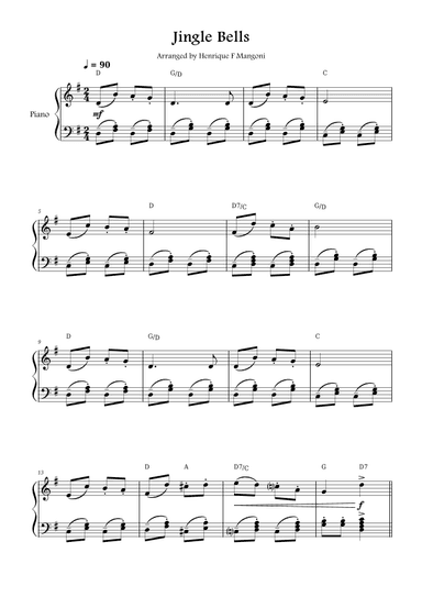 Jingle Bells (arr. Henrique F Mangoni)
