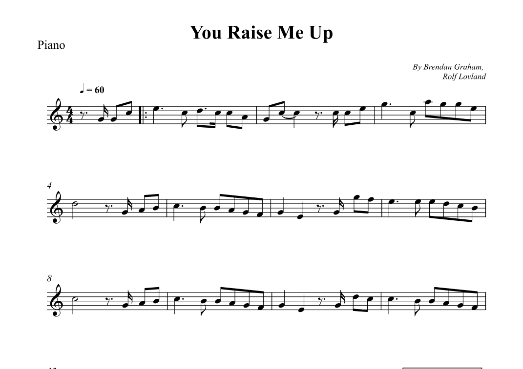 You Raise Me Up (arr. Wesley S. SIlva)