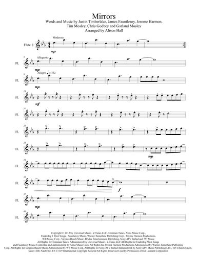 Mirrors (arr. Alison Hall)