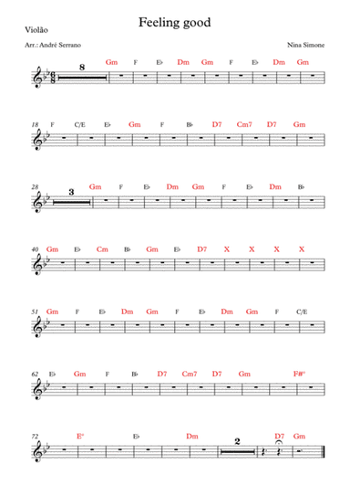 Feeling Good (arr. André Serrano)