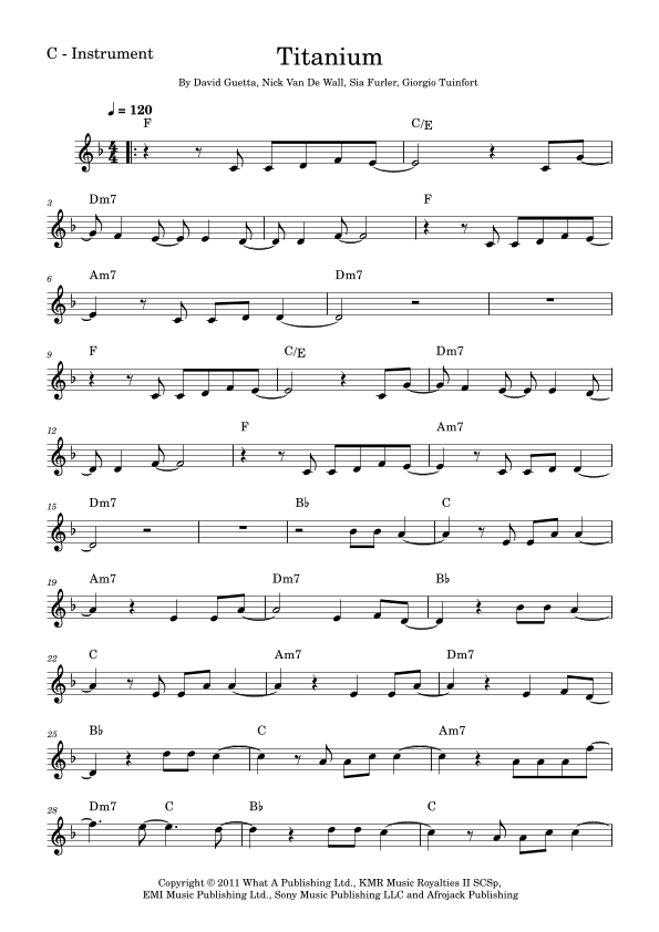 Titanium (arr. Fabio Eduardo de Oliveira)