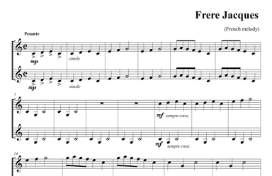 Frere Jacques (arr. Biju Lawrence)