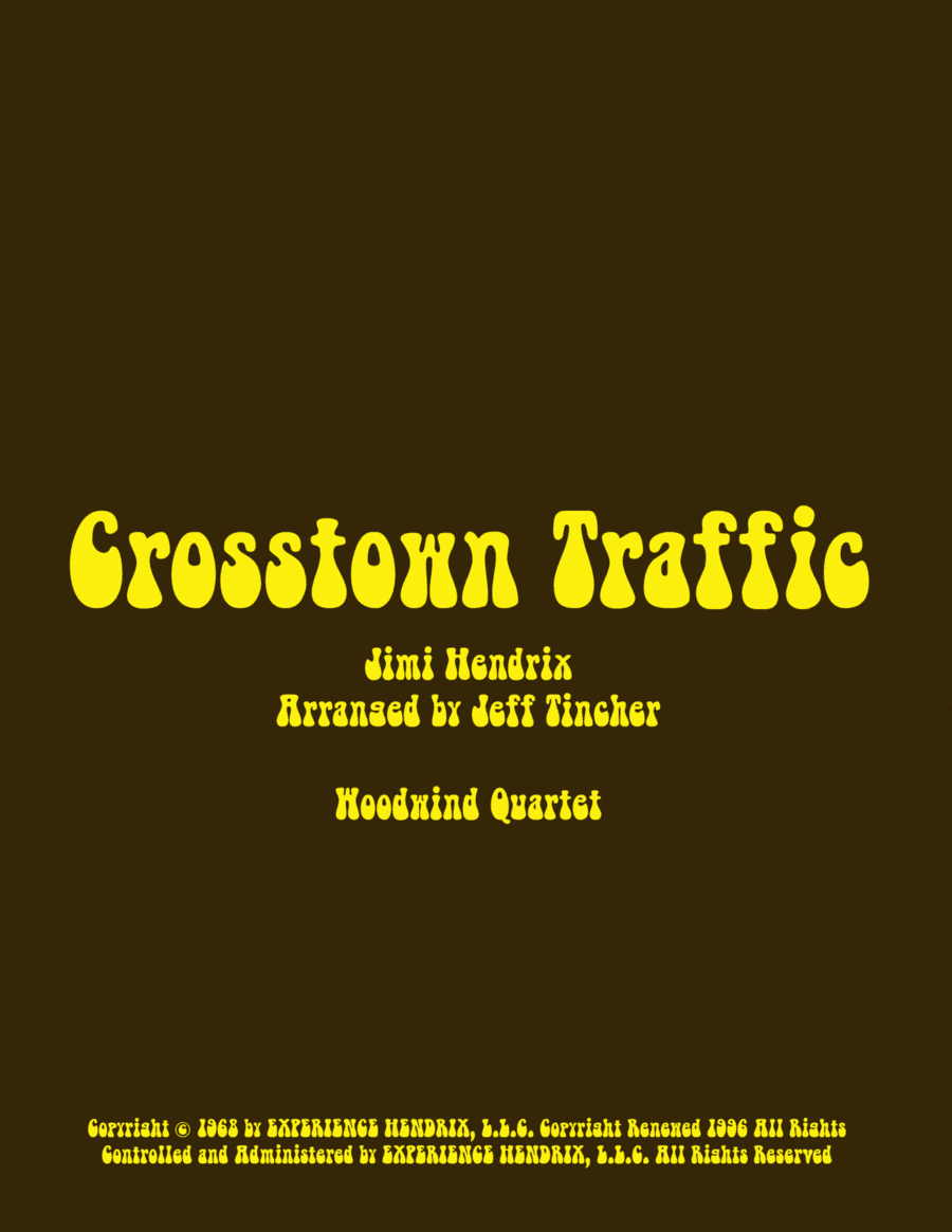 Crosstown Traffic (arr. Jeff Tincher)