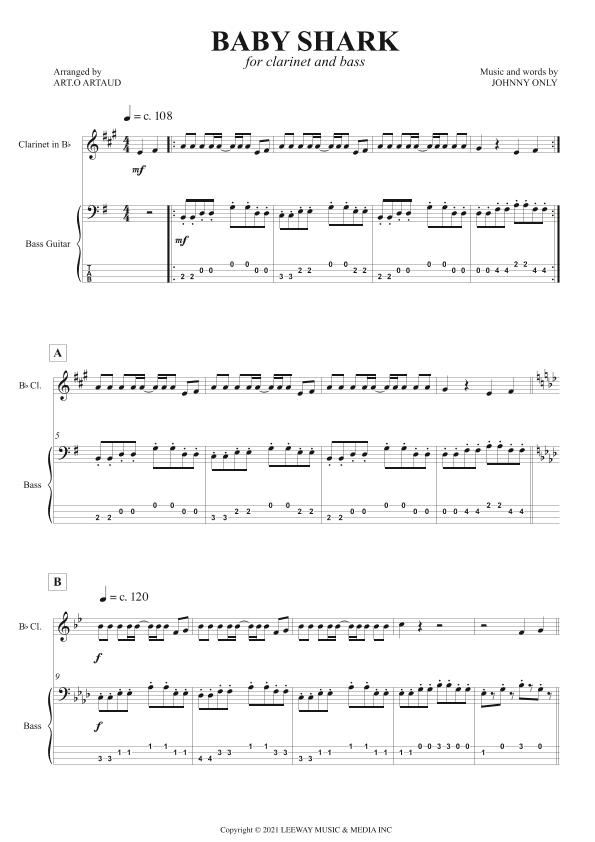 Baby Shark (arr. Art.o Artaud)