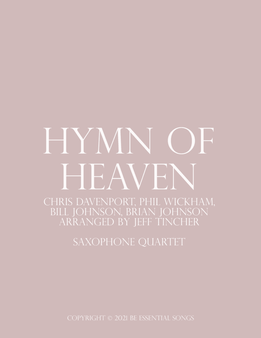 Hymn Of Heaven (arr. Jeff Tincher)