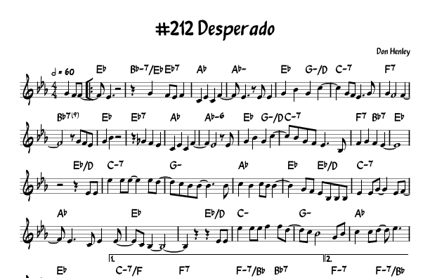 Desperado (arr. John Fries)