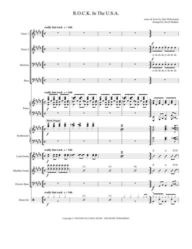 R.o.c.k. In The Usa (arr. David Maddux)