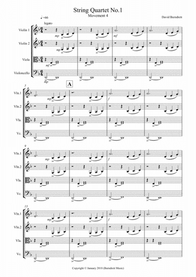 String Quartet No.1 (movement 4)