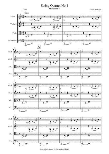 String Quartet No.1 (movement 4)