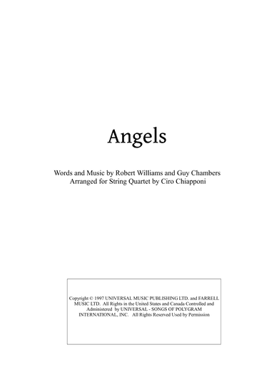 Angels (arr. Ciro Chiapponi)