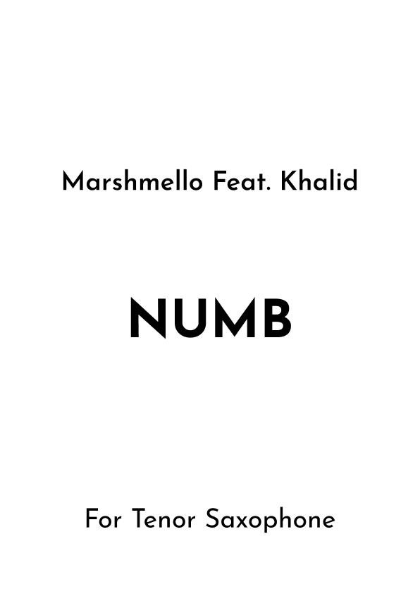 Numb (arr. Jireh J.)