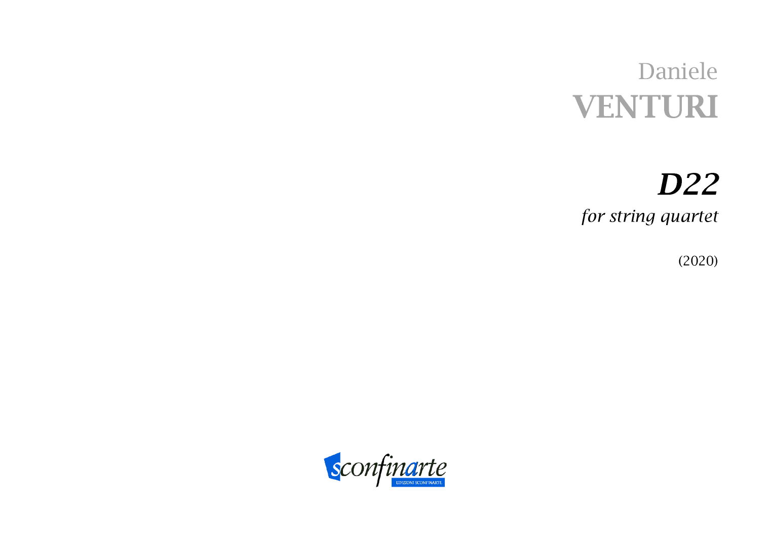 Daniele Venturi: D22 (ES-22-037)