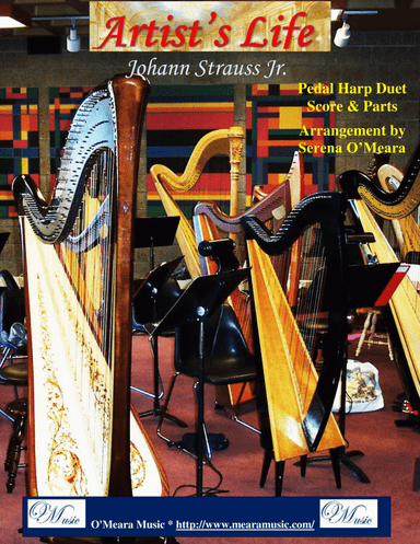 Artist’s Life, Op. 316 - Pedal Harp Score & Parts (arr. Serena O’Meara)